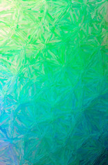 Illustration of abstract Green, Yellow And Blue Large Color Variation Impasto Vertical background.