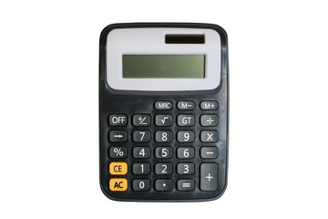 Calculator isolated on white background for you design.