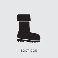Obraz na płótnie Canvas boot icon. filled boot icon from gardening collection. Use for web, mobile, infographics and UI/UX elements. Trendy boot icon.
