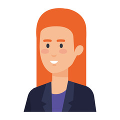 elegant businesswoman avatar character