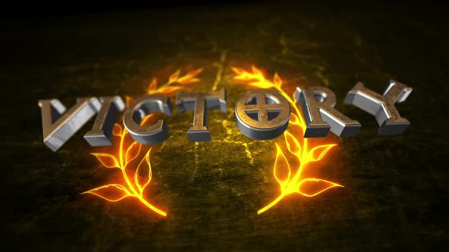 Cabeceras de victoria y derrota 3D para eSports