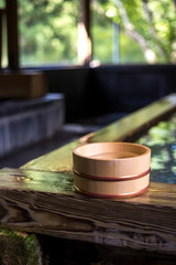 日本の温泉　和風イメージ