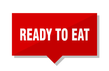 ready to eat red tag
