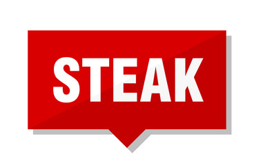 steak red tag