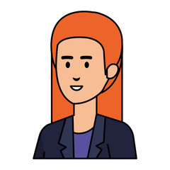 elegant businesswoman avatar character