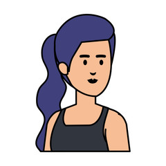 elegant businesswoman avatar character