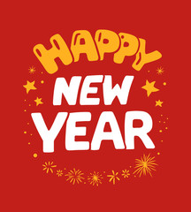 New year lettering designs