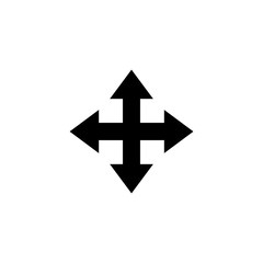 Select and move vector illustration