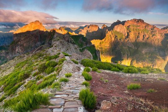 Landscape of madeira island - pico do arieiro