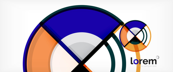 Modern geometric abstract background