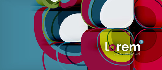 Geometric modern abstract background