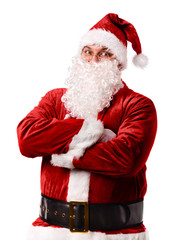 Santa Claus isolated on white background
