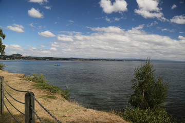 Obraz premium Blick auf den See