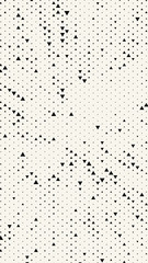 Vertical rectangular banner with triangles. Geometric pattern. Background in modern minimalist style. Vector illustration