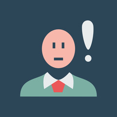 Silhouette icon approval