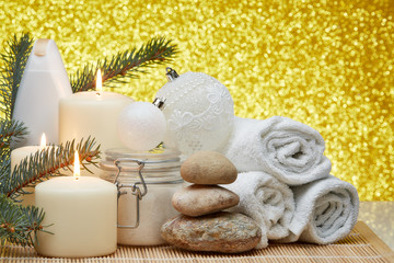 Spa composition and Christmas decorations