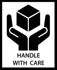 autocollant fragile pour l'emballage 