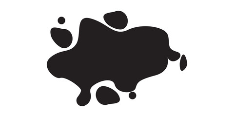 Hand drawn vector illustration with brush strokes with rough edges