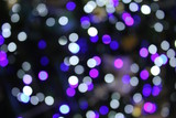 Blue Pink Purple and White Bokeh Soft Focus Background
