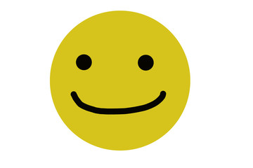 Gelber lächelnder Smiley