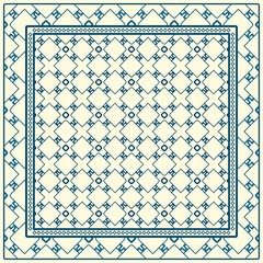 Obraz premium Fashion design Print with geometric pattern. Vector illustration. For modern interior design, fashion textile print, wallpaper.