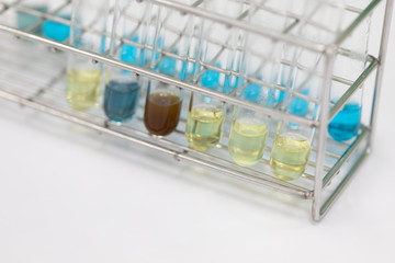 The study Analysis Chemical composition in laboratory.
