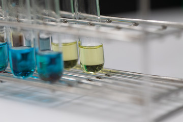 The study Analysis Chemical composition in laboratory.