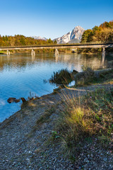 Ambiesta. Lake of Verzegnis. Autumn reflexes