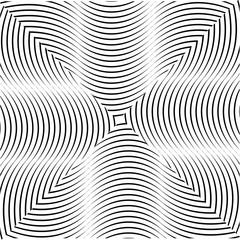 Black and white hypnotic illusion background, vector, illustration, eps file