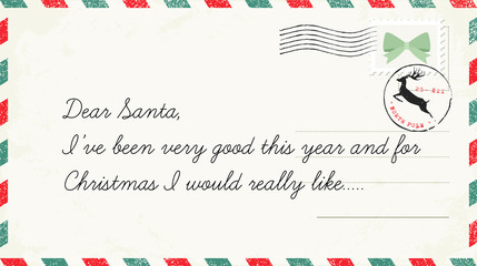 Christmas Letter to Santa Claus. Christmas Wish