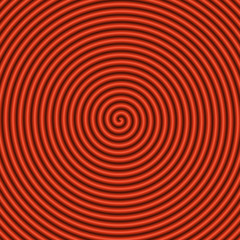 Naklejka premium Coiled Tube in Monochrome Red