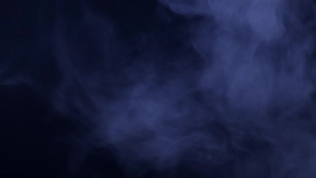Smoke vape vapor video for designers works - abstract video texture of the real smoke on the black background.