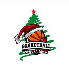  Basketball Christmas Tree Logo v0l. 02