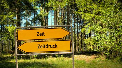 Schild 356 - Zeit