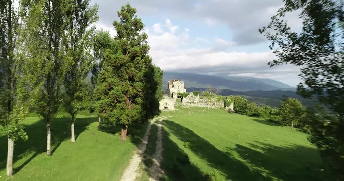 Eastern Abkhazia, village of Bedia Agubedi . Here is Bedia Cathedral of St. Mary, built in the X century by King Bagrat II.