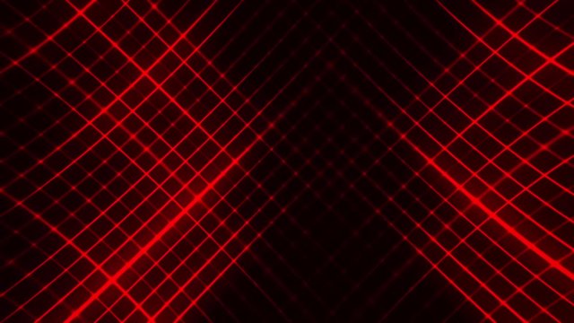 Red Flashing Grid Abstract VJ Loop Motion Background