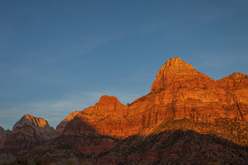 Fototapeta premium Scenic Zion National Park Utah at Sunrise