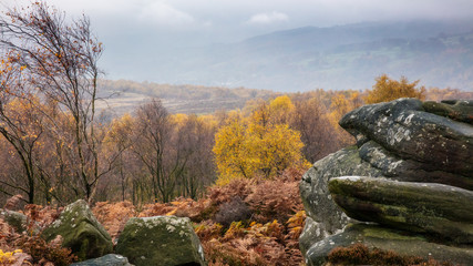 Autumnal Scene From Surprise View, Derbyshire