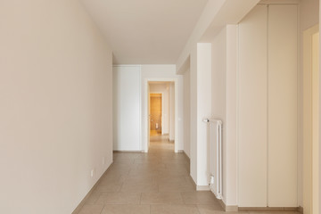 Corridor with wardrobes and bathroom