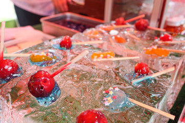 Japanese snacks at summer festival