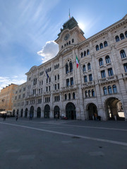 Fototapeta na wymiar City hall in Trieste