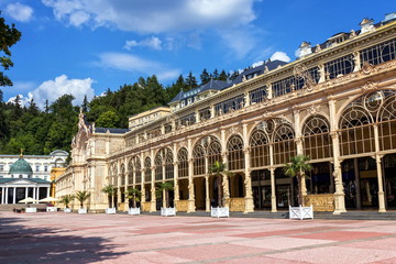 Obraz premium the big colonnade in Marienbad