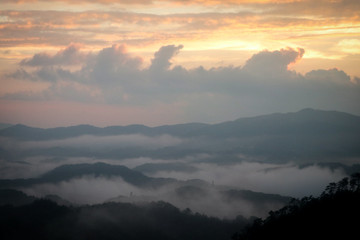 Fototapeta premium Sea of clouds in japan