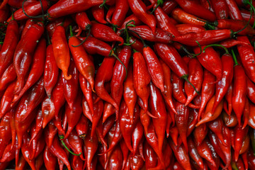 Red pepper texture background