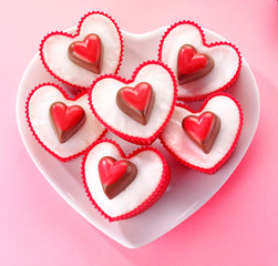 HEART CUPCAKES