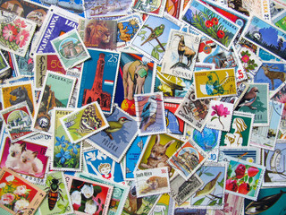 Postage stamps of the world