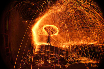 Wire Wool Spinning