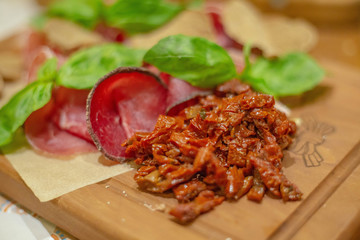 meat with vegetables