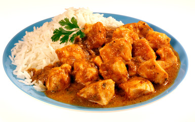 CHICKEN CURRY WITH RICE