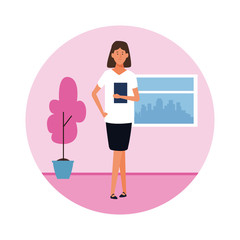 bussineswoman avatar at office
